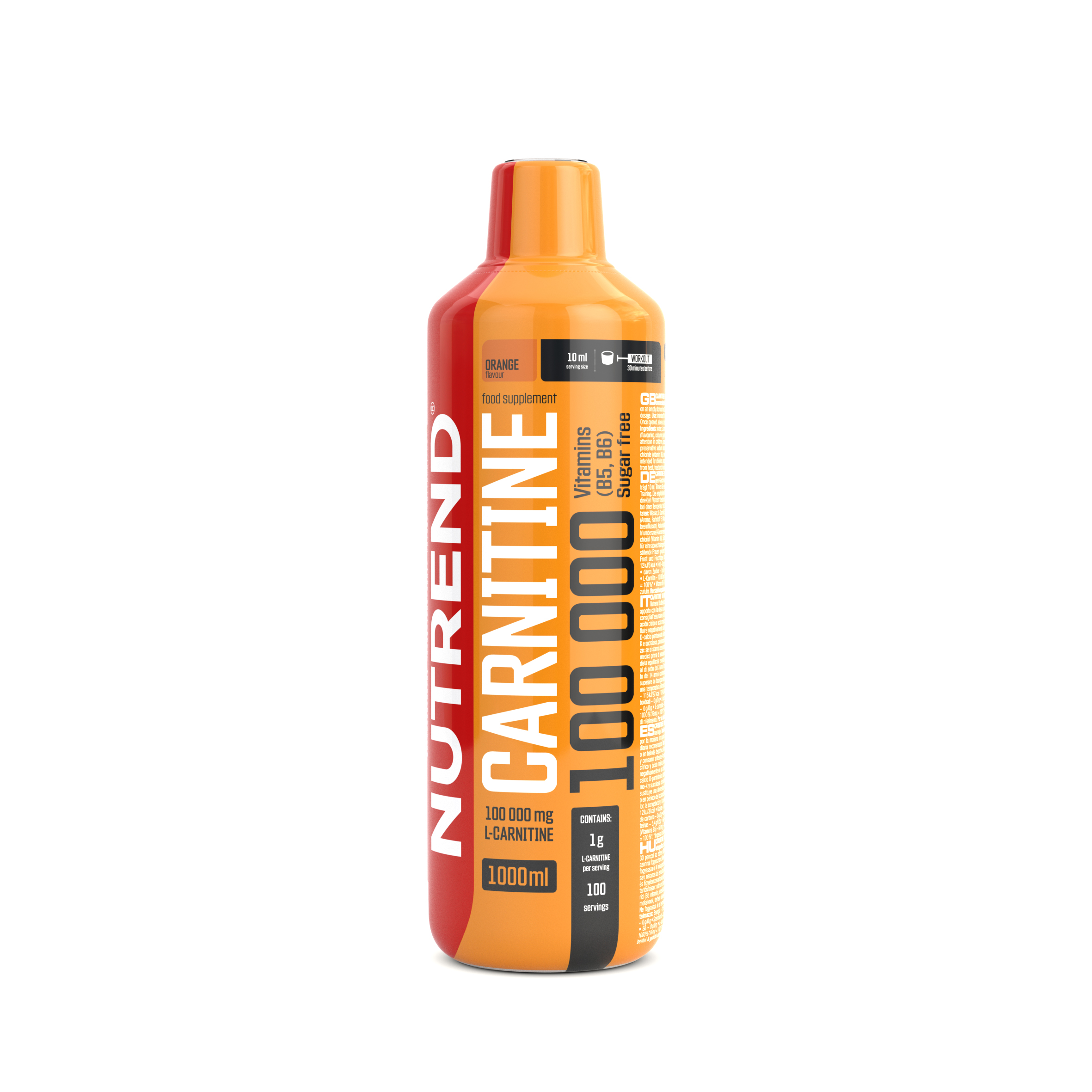 Карнитин 100000/Carnitine 100000 Nutrend (Апельсин)