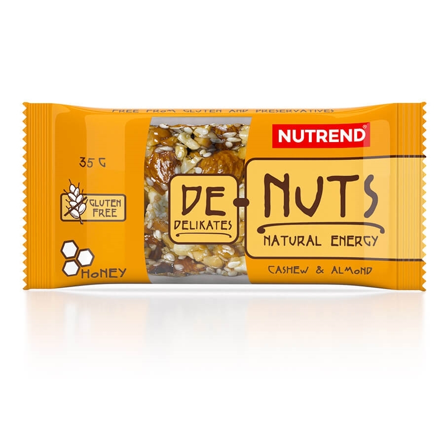 ДеНатс Батончик 35г/DeNuts Bar 35g Nutrend (Кешью-Миндаль)