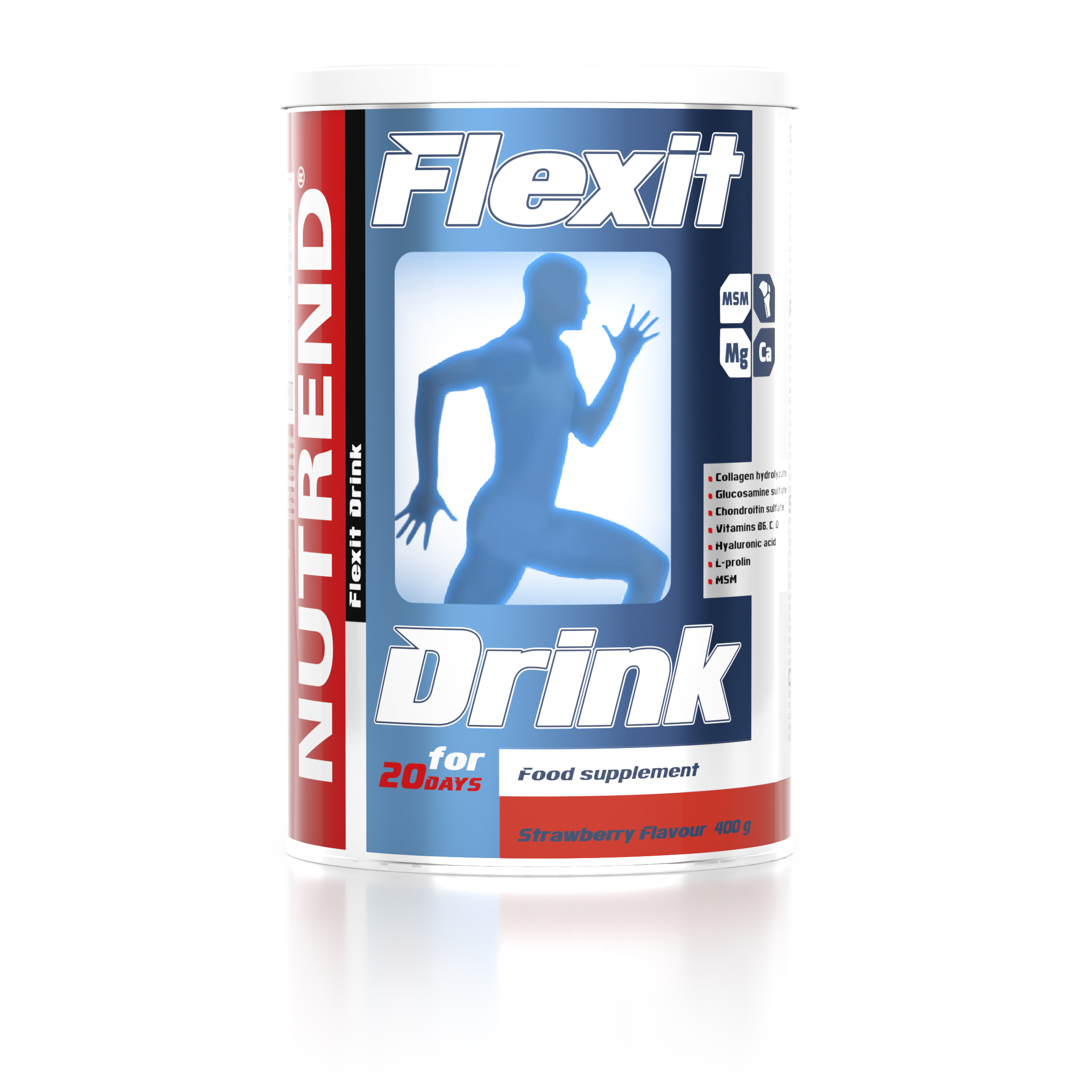 Флексит Дринк 400г/Flexit Drink 400g Nutrend (Клубника)
