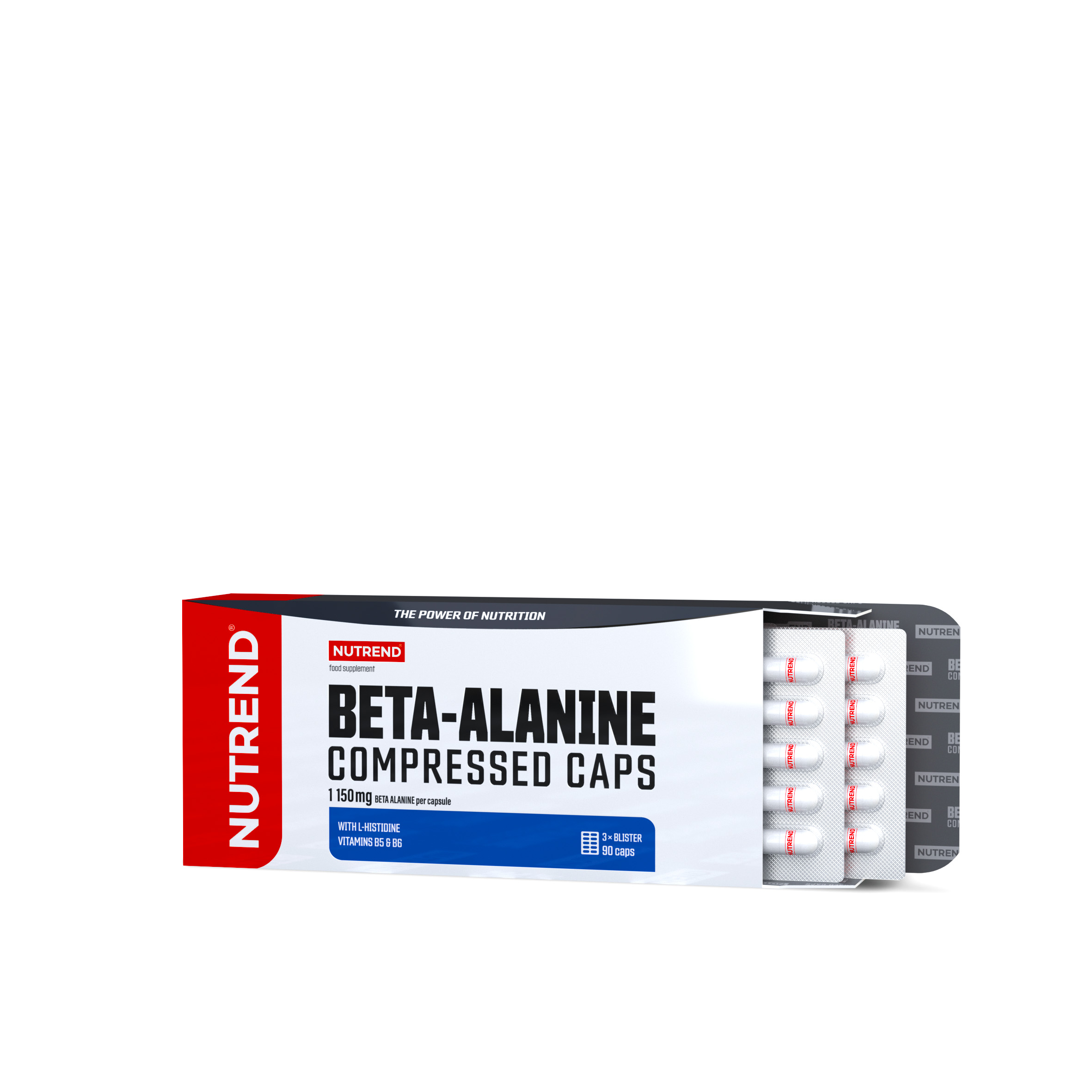 Бета-аланин капсулы №90/BETA-ALANIN COMPRESSED capsules №90 Nutrend (Без вкуса)