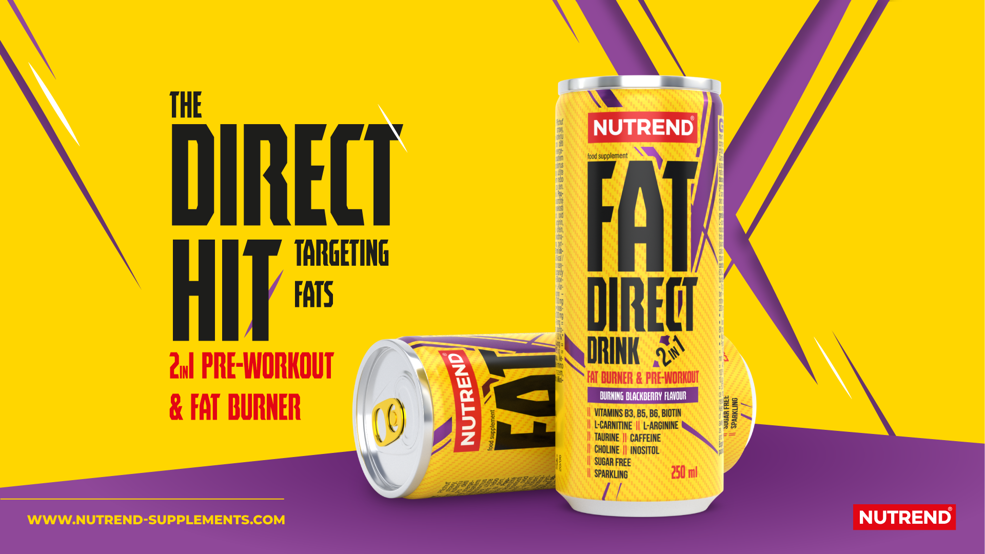 FAT DIRECT DRINK 250ml Nutrend FAT DIRECT DRINK 250ml Nutrend
