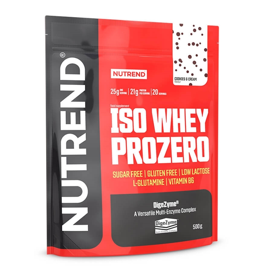 Изо Вей Прозеро 500г/ISO WHEY PROZERO 500g Nutrend (Кремовое печенье)
