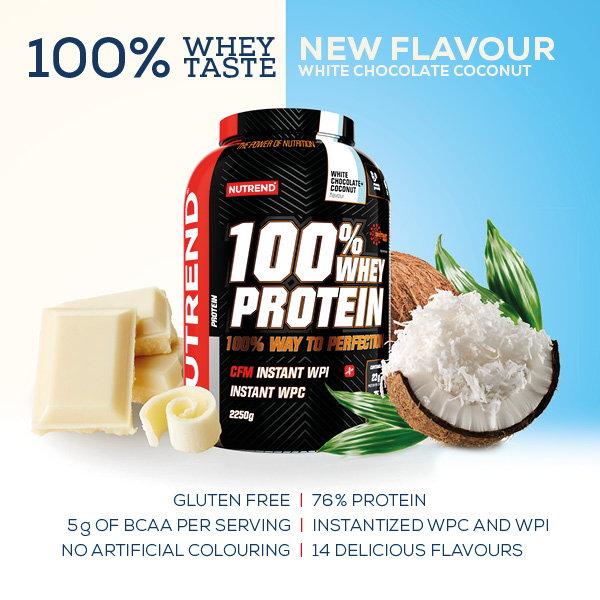 NEW FLAVOUR 100% WHEY PROTEIN NEW FLAVOUR 100% WHEY PROTEIN