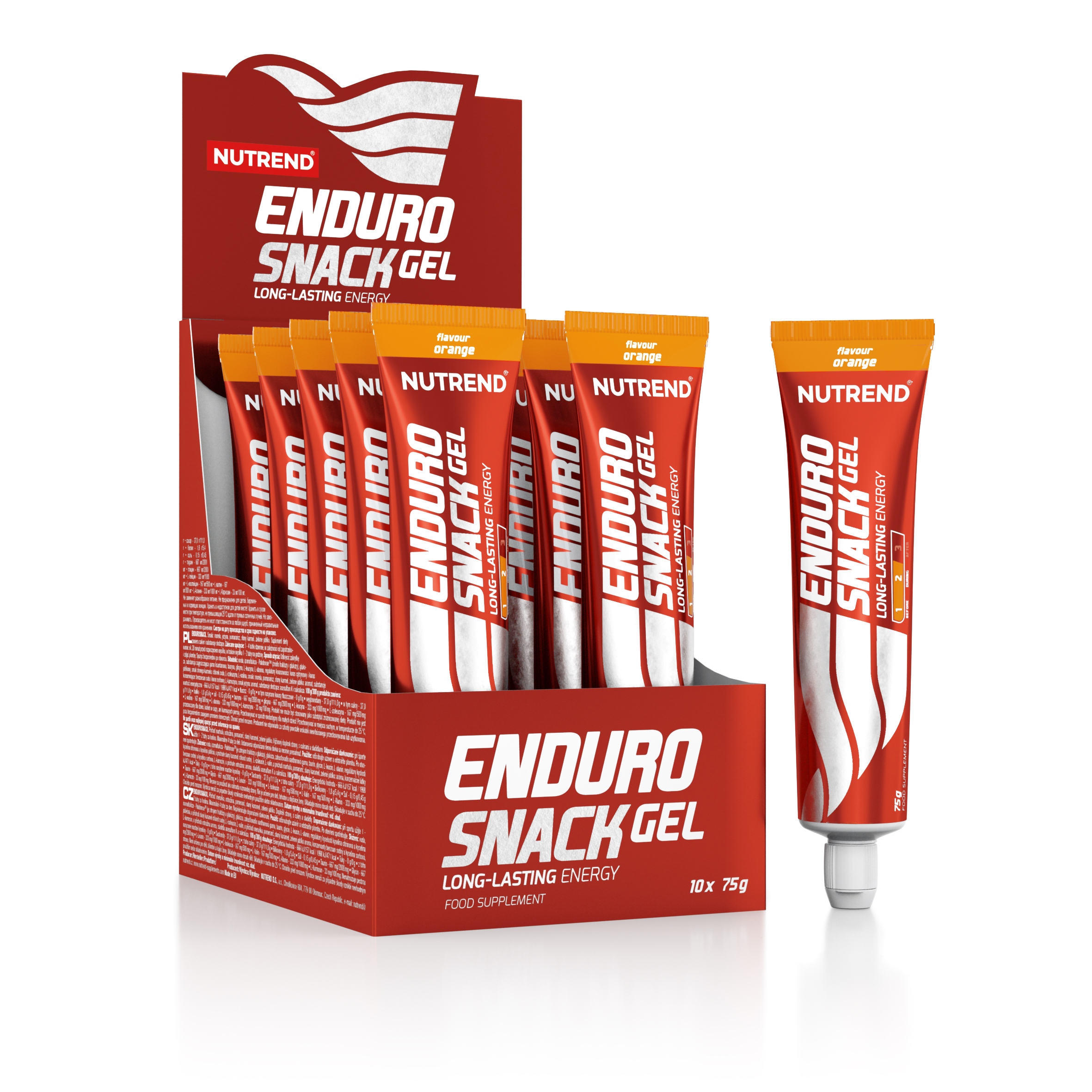 ЭндуроСнек туба 75г/EnduroSnack tuba 75g Nutrend (Апельсин)